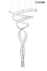 Lampa wisząca WAVE CORDON 2B chrom
