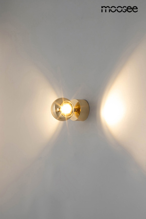 Lampa ścienna EOS złoty