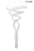 Lampa wisząca WAVE CORDON 2B chrom