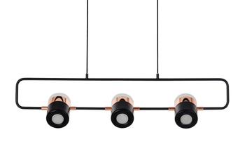 MOOSEE lampa wisząca BLINK 3 czarna