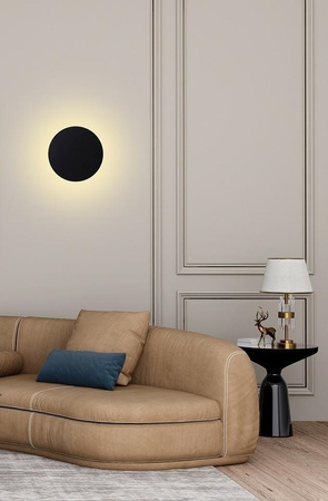 Lampa ścienna SHADOW SUN 25 czarna