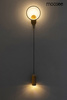 Lampa ścienna COMO złota