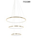 Lampa wisząca RING SLIM S złota