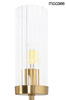 Lampa ścienna TORCH złota