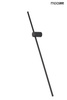 Lampa ścienna OMBRE 100 czarna
