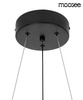 Lampa wisząca SERPIENTE 60 czarna