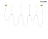 Lampa wisząca LASSO 800 złota