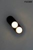 Lampa ścienna DROPS 2 czarna
