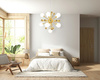 Lampa wisząca AURELIA złota