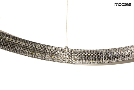 MOOSEE lampa wisząca ANILLO 80 czarny     chrom