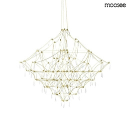 MOOSEE lampa wisząca CONSTELATION 77      GOLD - LED, stal szczotkowana