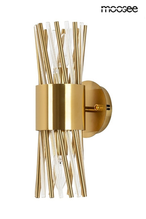 Lampa ścienna LORENZO złota
