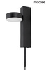 Lampa ścienna CLARID BLACK czarna