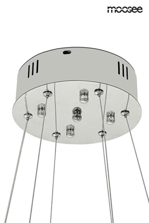 Lampa wisząca WAVE 80 chrom