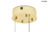 Lampa wisząca LIBERTY 3A złota