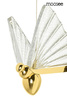 Lampa wisząca BUTTERFLY M złota