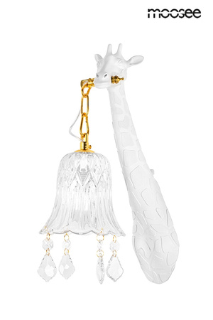 Lampa ścienna GIRAFFE biała