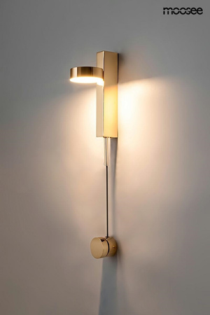 Lampa ścienna CLARID GOLD złota