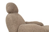 Fotel bujany PLUSH TEDDY ciemny beżowy