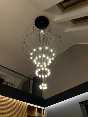 MOOSEE lampa wisząca FLUSSO 43 GRANDE     czarna