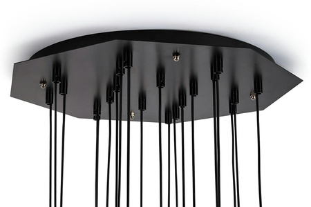 MOOSEE lampa wisząca FLUSSO 20 czarna