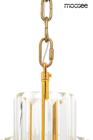 Lampa wisząca IMPERO złota