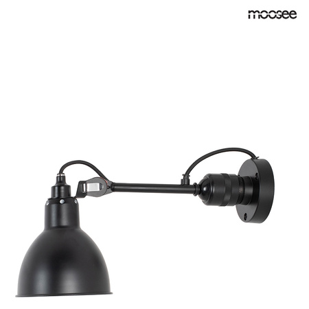 Lampa ścienna FRANK czarna