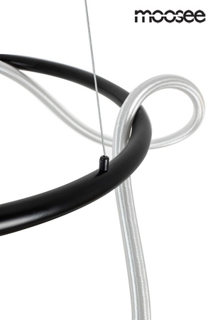 Lampa wisząca SERPIENTE 60 czarna