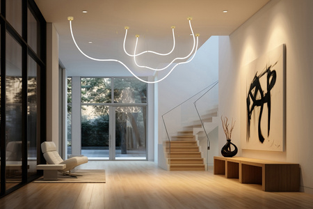 Lampa wisząca LASSO 800 złota