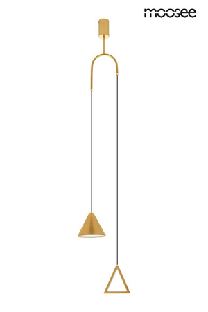 Lampa wisząca ACUSTICA złota