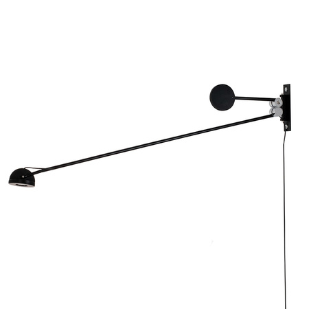 Lampa ścienna GEAR czarna