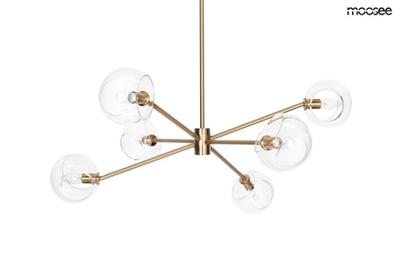 Lampa wisząca AURA 6 złota