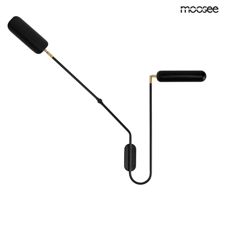 Lampa ścienna TENTA czarna