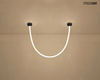 MOOSEE lampa wisząca LASSO 200 Smart      czarna