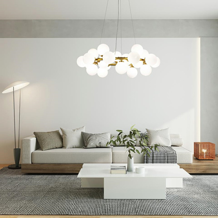 Lampa wisząca COSMO 72 złota