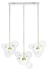 MOOSEE lampa wisząca CAPRI LINE 3 złota - 180 LED, aluminium, szkło