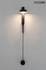 Lampa ścienna CLARID BLACK czarna