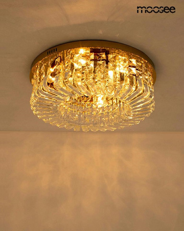 MOOSEE lampa sufitowa / plafon BALUNA 80  złota