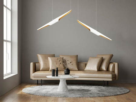 Lampa wisząca CONTEO biała