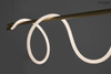 Lampa wisząca SERPIENTE 120 złota