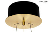 Lampa wisząca SATURNUS 47 DUO złota - LED, szkło, stal szczotkowana