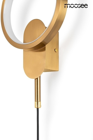 Lampa ścienna COMO złota