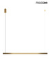 Lampa wisząca LINUS 120 złota