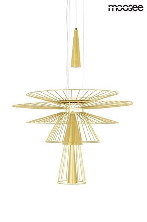 Lampa wisząca SESTO złota