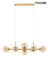 Lampa wisząca ROMEO GOLD złota / bursztynowa
