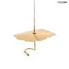 Lampa wisząca LEAFS złota