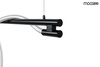 Lampa wisząca SERPIENTE 120  czarna