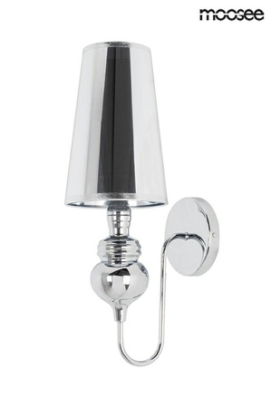 Lampa ścienna QUEEN 15 srebrna