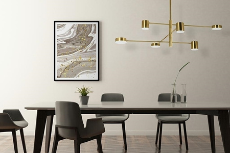 Lampa wisząca PIAZETTA złota