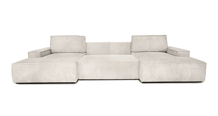 Narożnik PILLOW z funkcją spania jasny szary